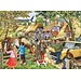 The House of Puzzles Puzzle de caballos y sabuesos 500 piezas XL