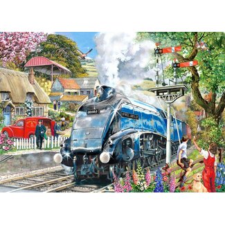 The House of Puzzles Puzzle del treno dei cavalieri 500 pezzi XL