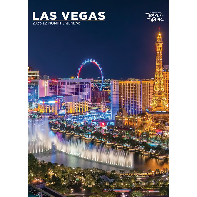 Calendario A3 Las Vegas 2025