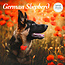 Magnet & Steel German Shepherd Calendar 2025 Deluxe