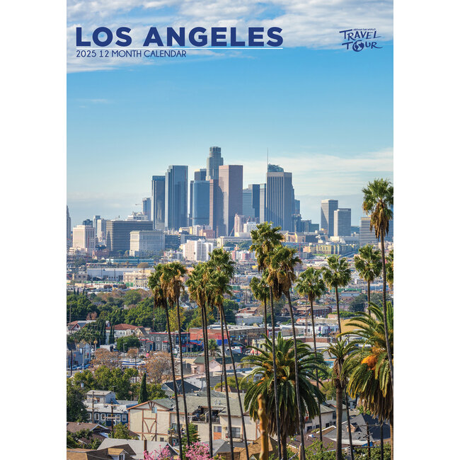 Calendario A3 Los Angeles 2025
