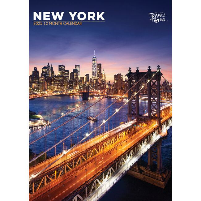CalendarsRUs New York A3 Calendar 2025