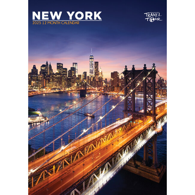 New York A3 Calendrier 2025