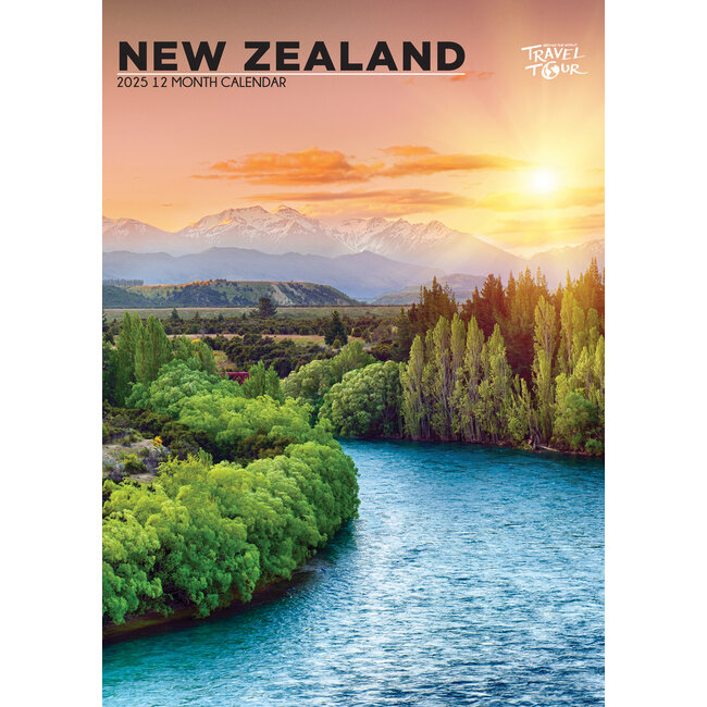 Calendario A3 Nuova Zelanda 2025