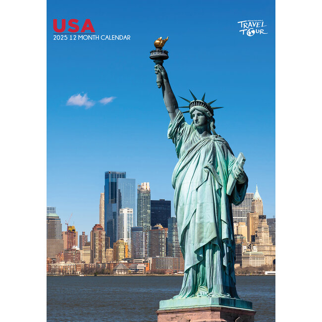 CalendarsRUs Verenigde Staten van Amerika A3 Kalender 2025