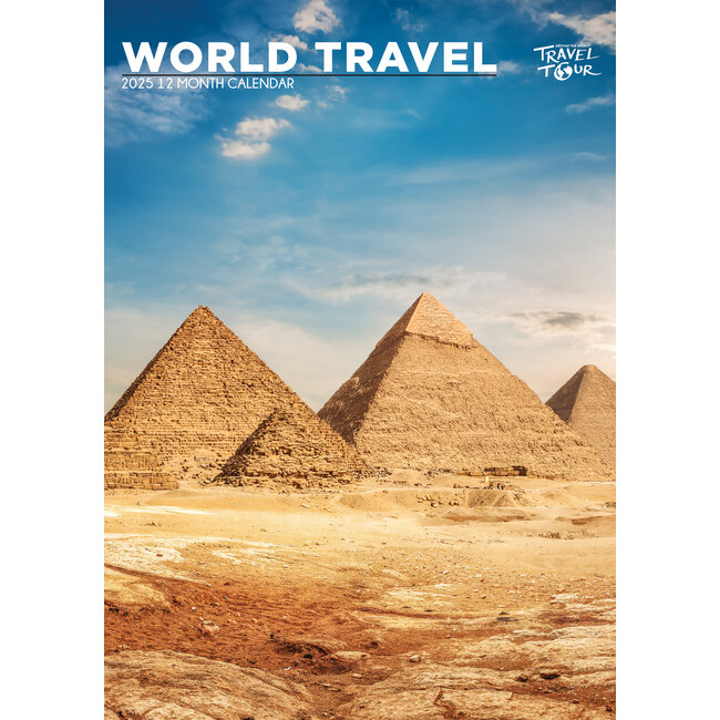 World Travel A3 Calendar 2025