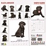 Labrador Retriever Black Calendar 2025 Modern