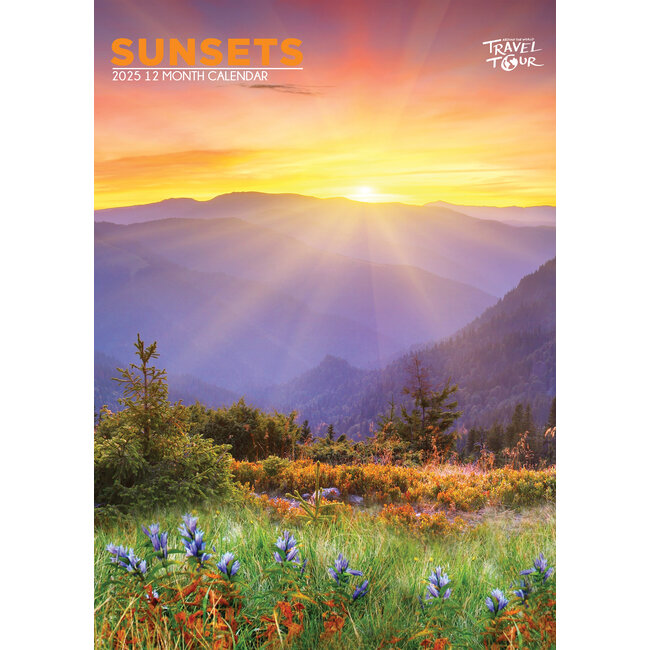 Sunsets Calendar 2025