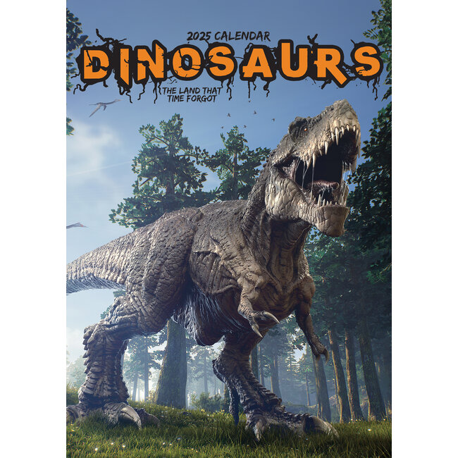 Dinosaur Calendar 2025
