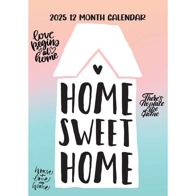 Calendrier Home Sweet Home 2025
