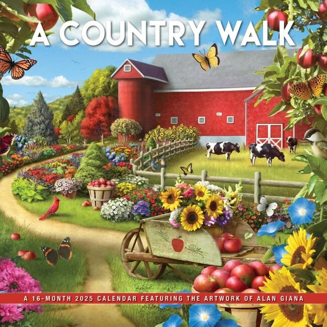 A Country Walk Calendar 2025
