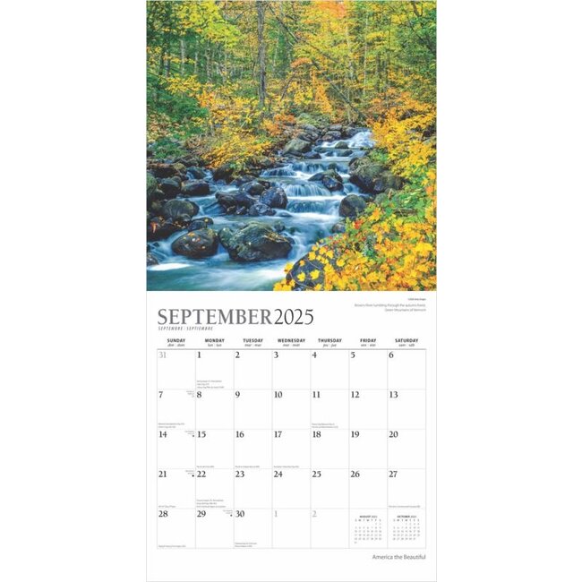 America the Beautiful Kalender 2025 Kopen? Bestel eenvoudig Online Kalenderwinkel.nl