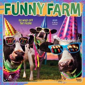 Browntrout Avanti Funny Farm Calendario 2025