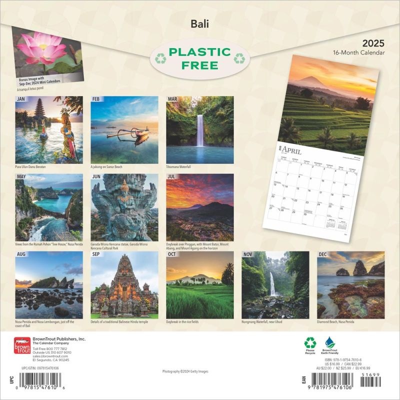 Bali Kalender 2025 Kopen? Eenvoudig, veilig en snel online Kalenderwinkel.nl