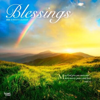Browntrout Blessings Calendar 2025