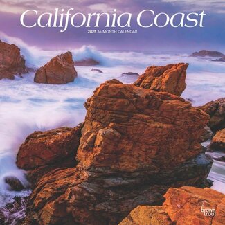 Browntrout California Coast Calendar 2025