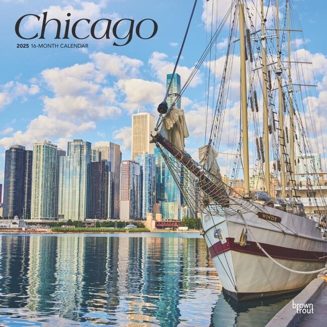 Browntrout Calendario de Chicago 2025