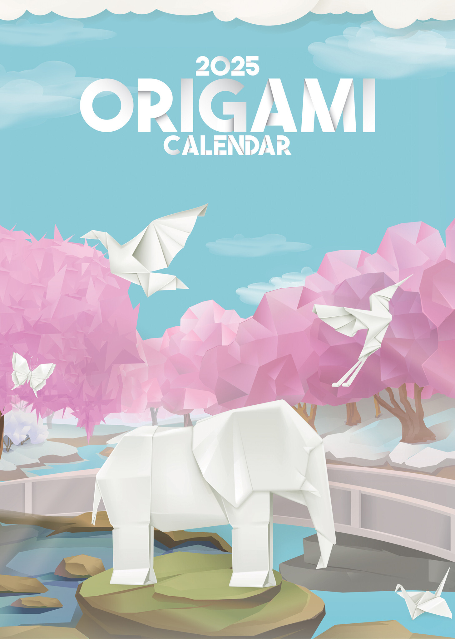 Origami Kalender 2025? Bestel eenvoudig en snel Online. Kalenderwinkel.nl
