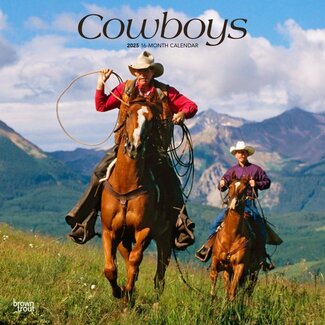 Browntrout Cowboys Calendar 2025