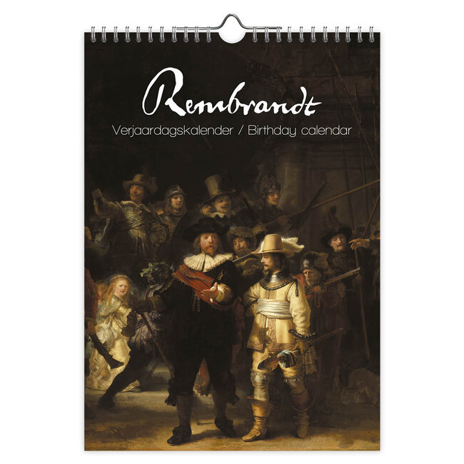 Calendario compleanno Rembrandt A4