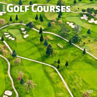 Browntrout Calendario de campos de golf 2025