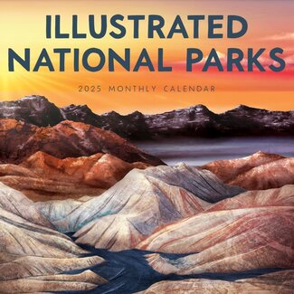 Marble City Illustrated National Parks Calendar 2025