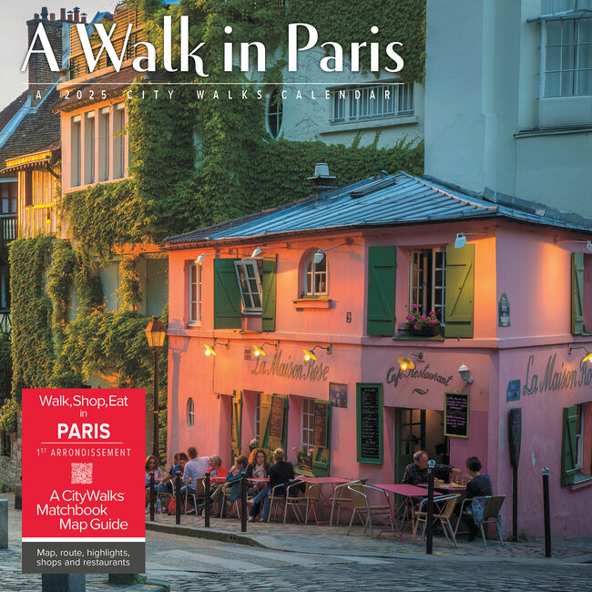 A Walk in Paris Calendar 2025
