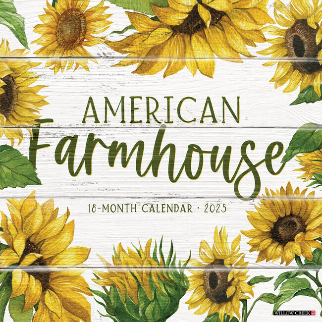 American Farmhouse Calendar 2025