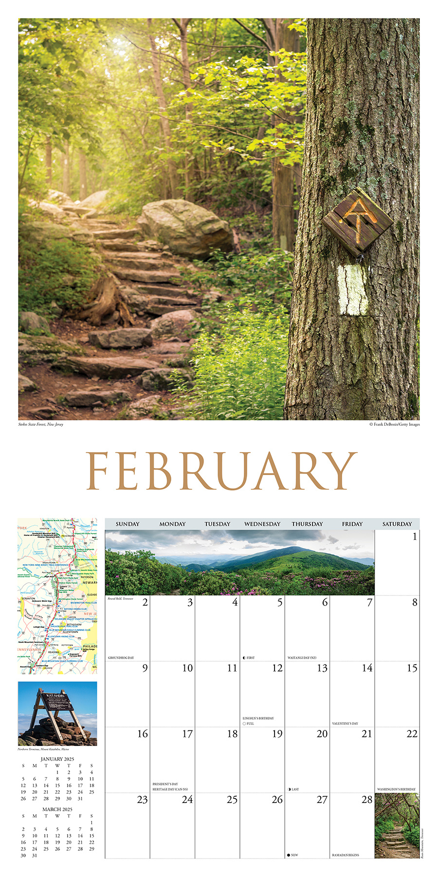 Appalachian Trails Kalender 2025 Kopen? Bestel eenvoudig online