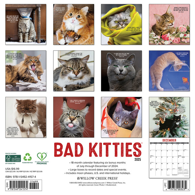 Bad Kitties Kalender 2025 Kopen? Bestel eenvoudig Online