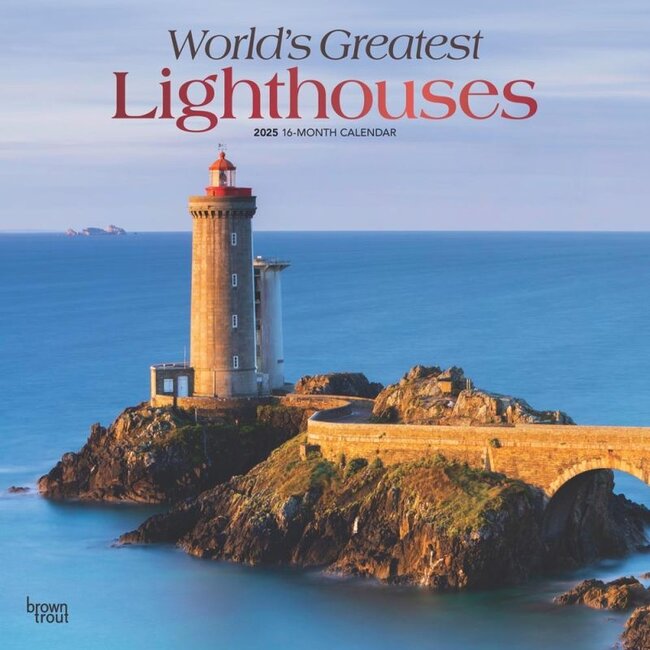 Lighthouses Calendar 2025Buy easily Order online Kalenderwinkel.nl