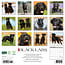 Labrador Retriever Black Calendar 2025