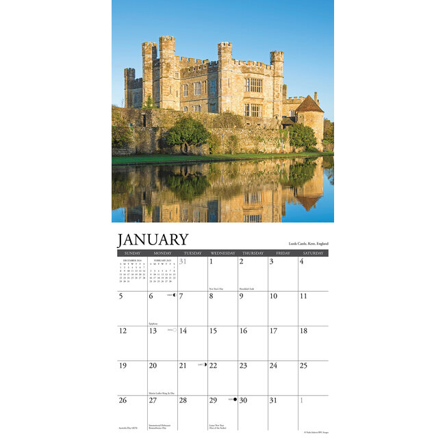 Buy Castle Calendar 2025 Order easily and quickly Online