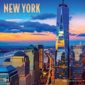 Browntrout Calendario de la ciudad de Nueva York 2025