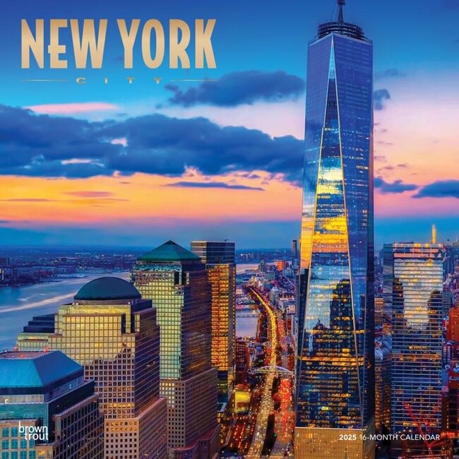 Browntrout New York City Calendar 2025