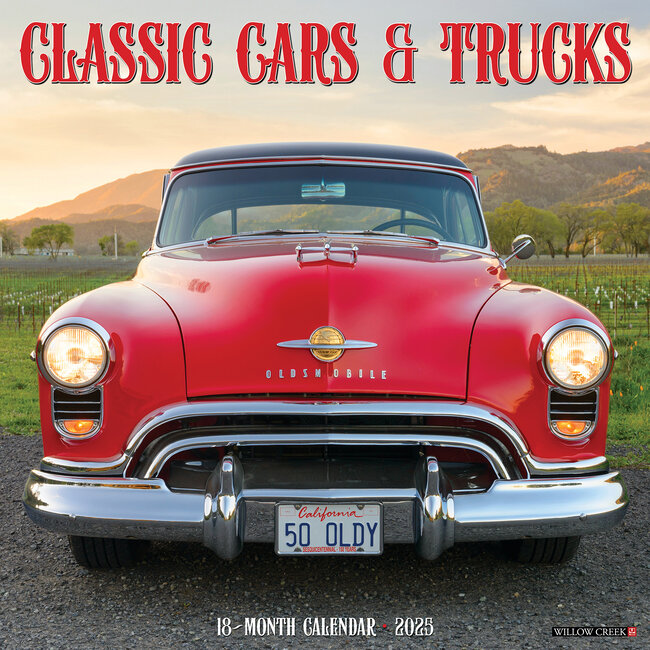 Willow Creek Classic Cars and Trucks Calendar 2025
