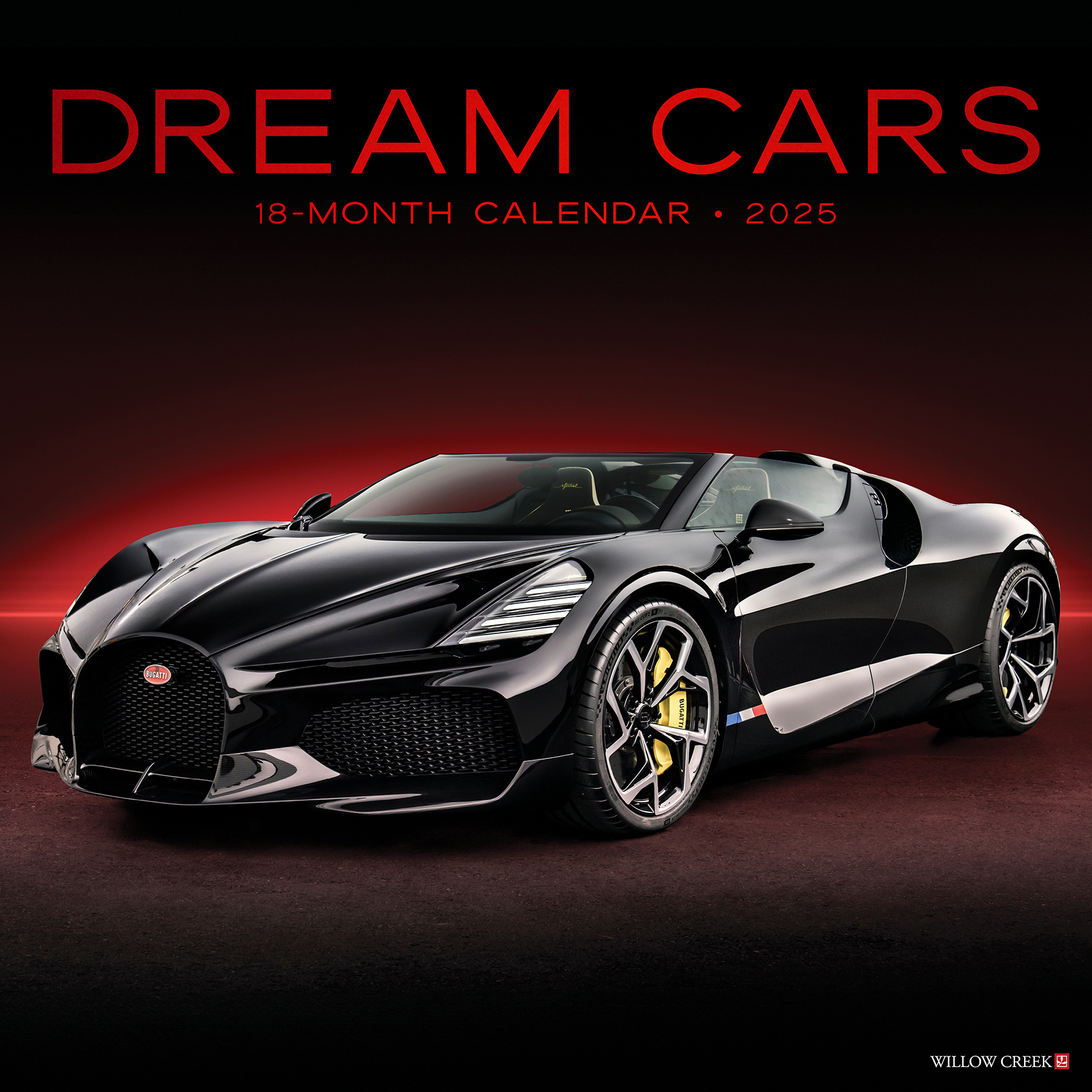 Dream Cars 2025 12 X 12 Wall Calendar (Foil Stamped Cover)