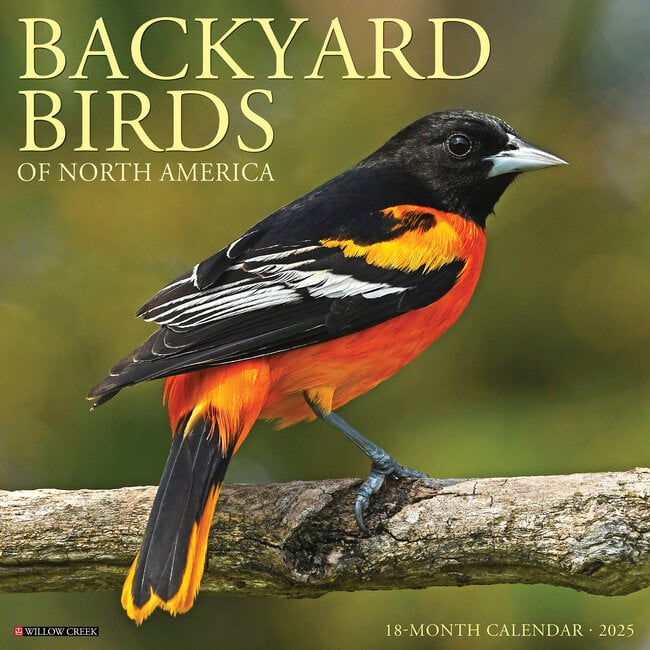 Willow Creek Calendario de aves de jardín 2025