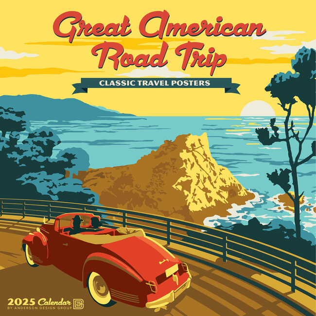 Great American Road Trip Calendar 2025