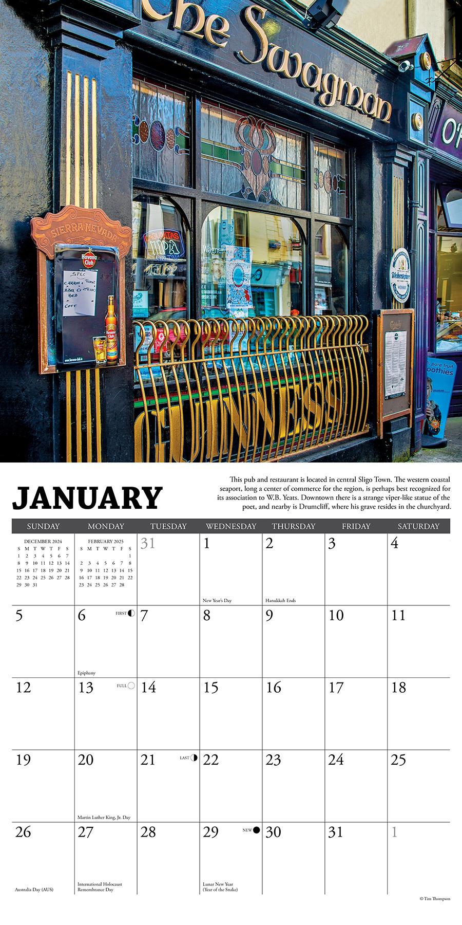 Buy Irish Pubs Calendar 2025? Quick and easy online ordering