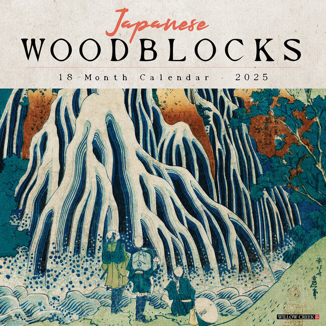 Willow Creek Calendario dei blocchi di legno giapponesi 2025