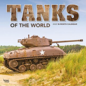 Browntrout Tanks of the World Calendar 2025