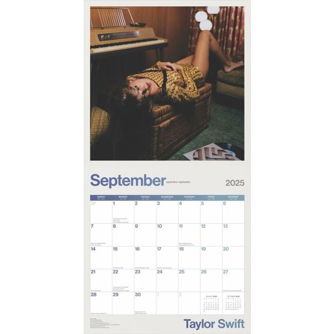 Buying Taylor Swift Calendar 2025 Order easily online Kalenderwinkel.nl