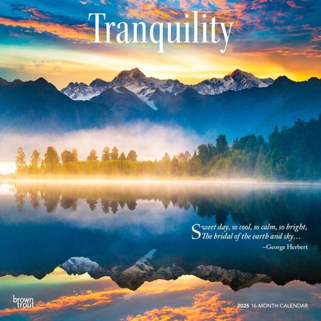 Calendrier Tranquility 2025