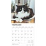 Zwart Wit Katten Kalender 2025