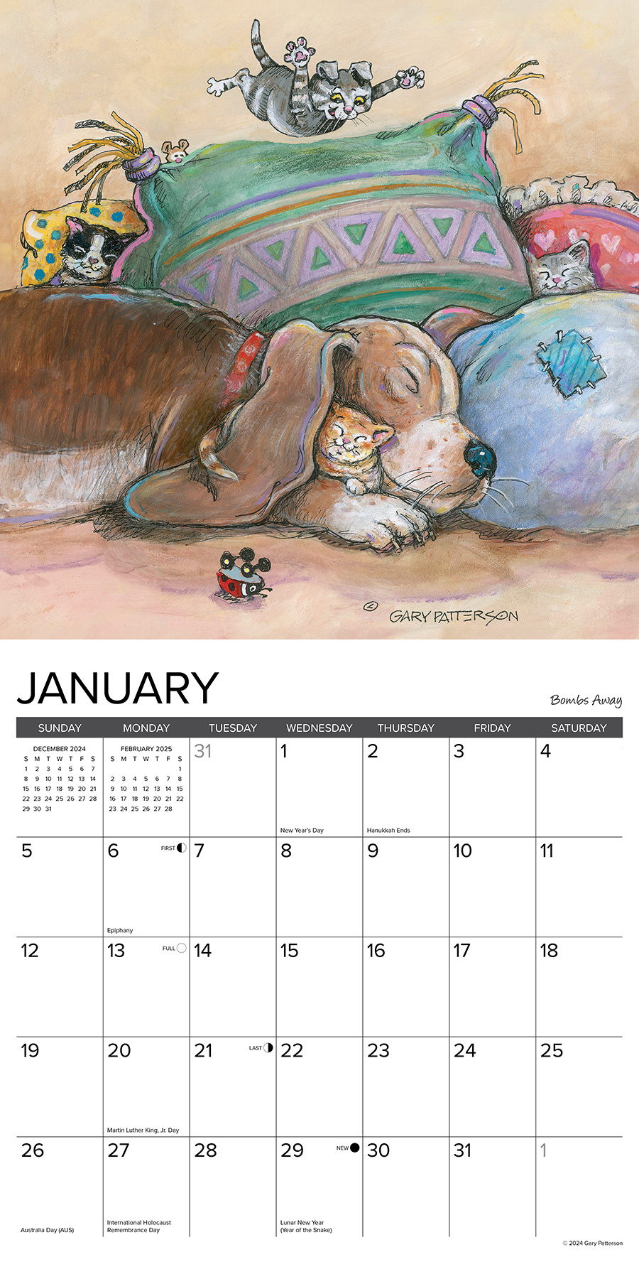 Buying Paws and Claws Calendar 2025? Order online quickly and easily