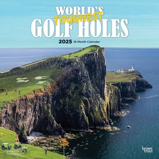 Browntrout World's Toughest Golf Holes Calendar 2025