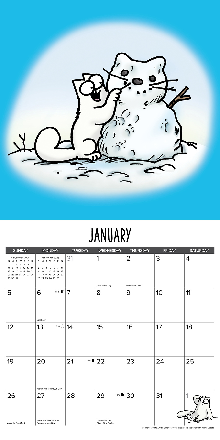 Simon's Cat Kalender 2025 Kopen? Bestel eenvoudig Online