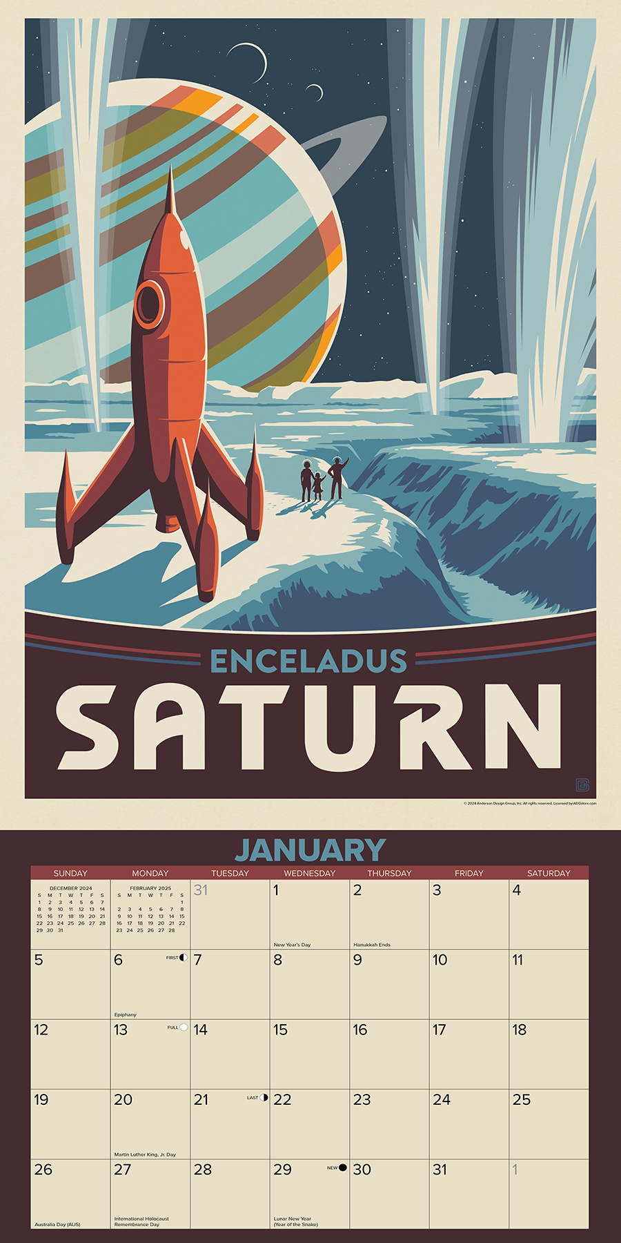 Space Travel (ADG) Kalender 2025 Kopen? Bestel eenvoudig en snel