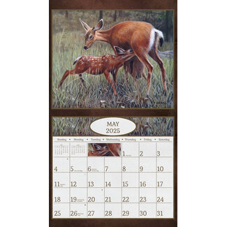 Deer in the Woods Calendar 2025
